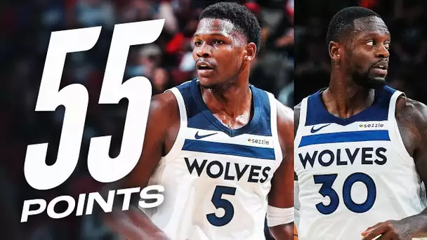 Anthony Edwards (33 PTS) & Julius Randle (22 PTS) Combine For 55 PTS In Chicago | November 7, 2024