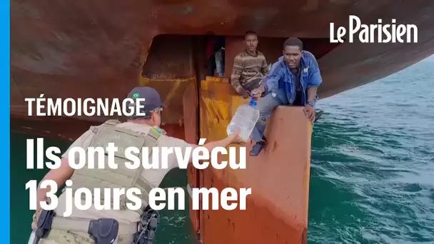 "J'avais tellement peur" : lls traversent la planète cachés dans le gouvernail d'un cargo