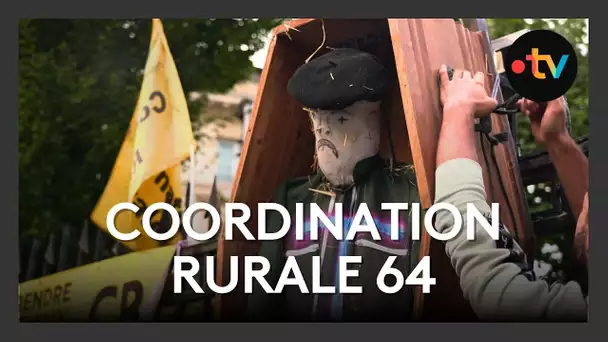 La coordination rurale 64 campe 24h devant la préfecture à Pau