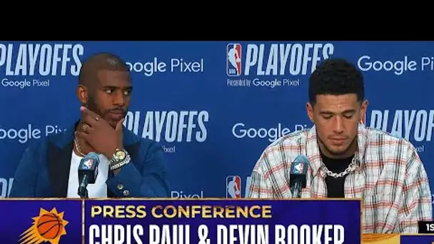 Chris Paul & Devin Post Game Presser | Mavericks vs Suns, Game 1
