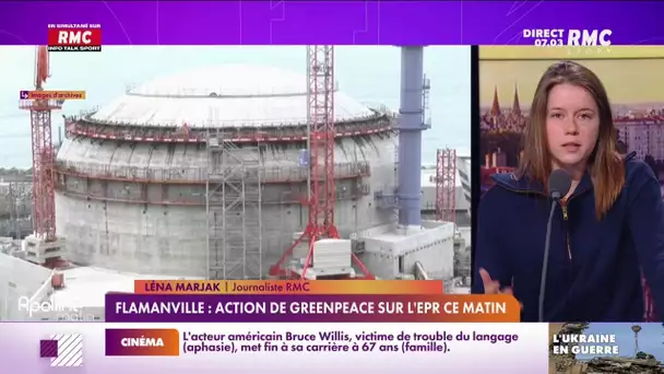 Flamanville : des militants Greenpeace arrêtés après s'être introduits sur le chantier de l'EPR