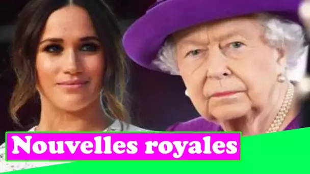 La reine " a grondé Meghan " après sa " crise de colère " - " elle obtient le diadème qu'elle a donn