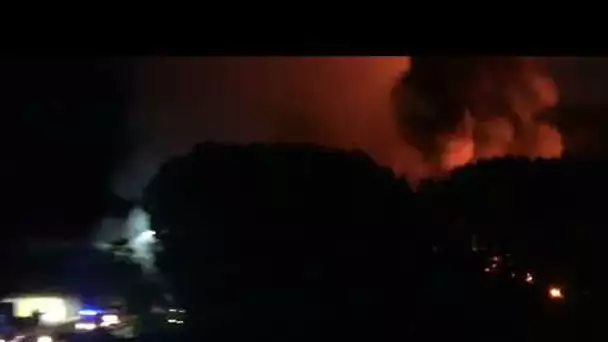 Incendie dans une entreprise de terreau végétal en Seine-Maritime