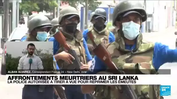 Sri Lanka : les manifestants ne décolèrent pas, un couvre-feu reste en vigueur • FRANCE 24