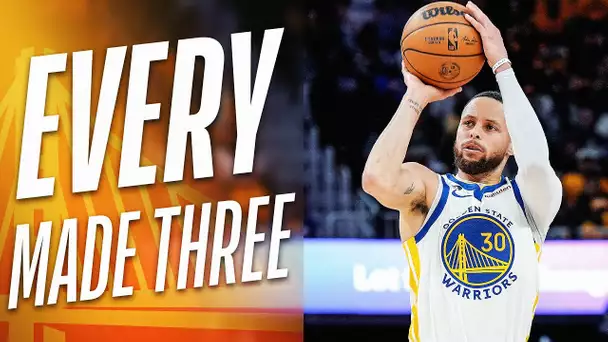 Every Three From Steph Curry's 268 Game Streak!