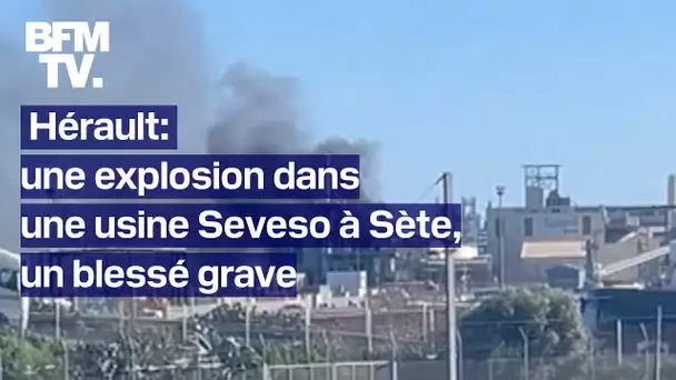 Hérault: une explosion dans une usine Seveso du port de Sète fait un blessé grave