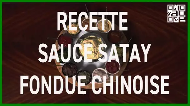 Sauce satay pour la fondue chinoise, la recette d'un chef. ABE-RTS