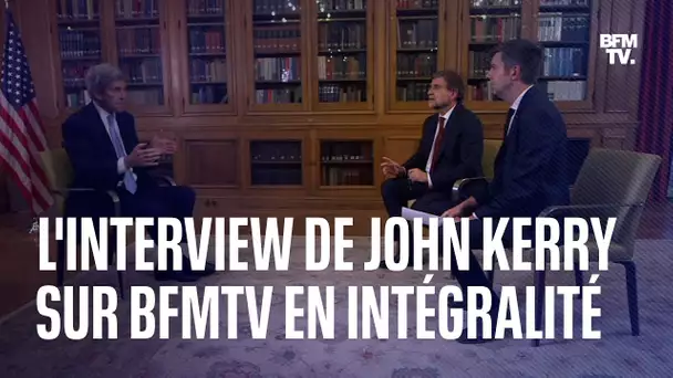 L’interview de John Kerry sur BFMTV en intégralité