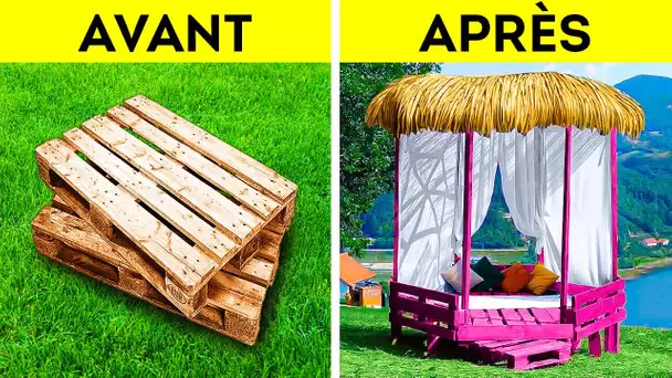 DIY Éco Gazebo à partir de Palettes et d'Artisanats Sympas pour votre Arrière-cour