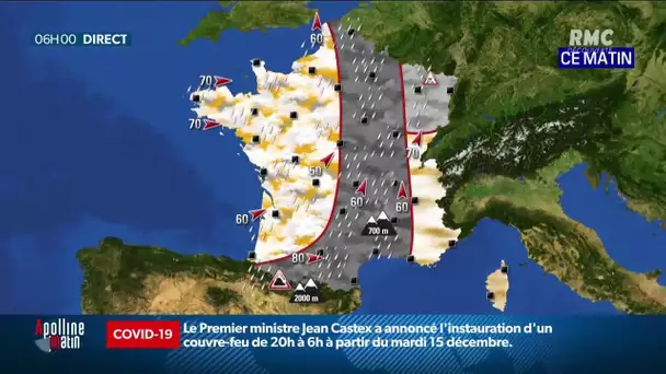 Pluie et douceur: la météo du 11 décembre 2020