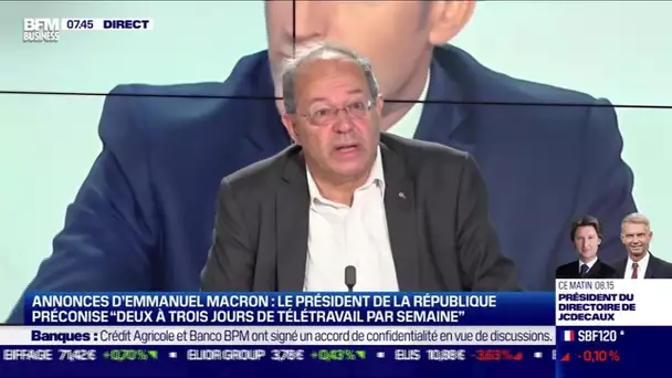 Jean-Christophe Sciberras (DRH): Macron préconise "deux à trois jours de télétravail par semaine"