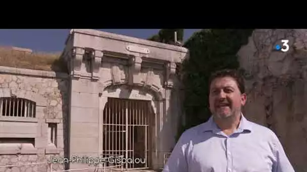 Vaqui. Visite du fort Masséna à La Turbie