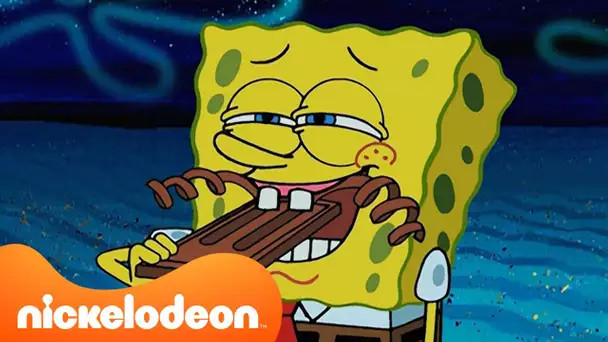 Bob l'éponge vend du chocolat 🍫 + d'autres moments emblématiques sur la nourriture | Nickelodeon