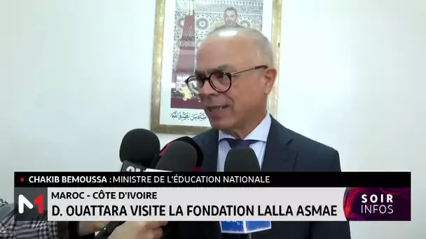 Maroc-Côte d´Ivoire : Dominique Ouattara visite la fondation Lalla Asmae
