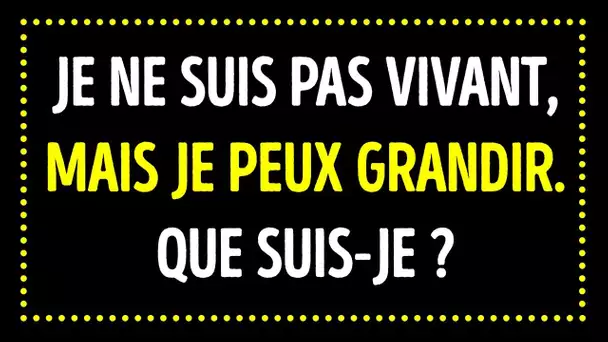 30 Énigmes et devinettes qui vont mettre ton sens logique à l'épreuve