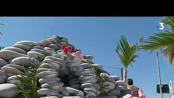 Villeneuve-Loubet : un championnat du monde de châteaux en galets !