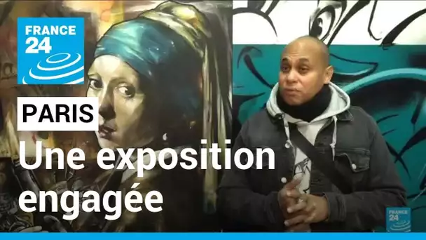 Paris : un nouveau squat d'artistes pour sensibiliser sur la question des réfugiés • FRANCE 24