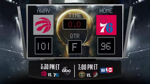 Raptors @ 76ers LIVE Scoreboard - Join the conversation & catch all the action on #NBAonABC!