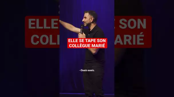 Elle se tape son collègue marié 👀 #humour #pourtoi #standup