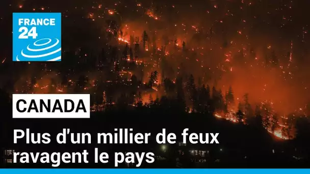 Canada : plus d'un millier de feux ravagent le pays, des dizaines de milliers d'évacuations