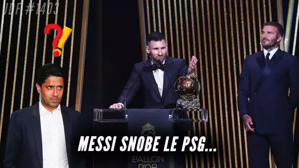 MESSI obtient son 8e BALLON d'OR et snobe le PSG... Une discussion MBAPPÉ-MARTINEZ en coulisses...