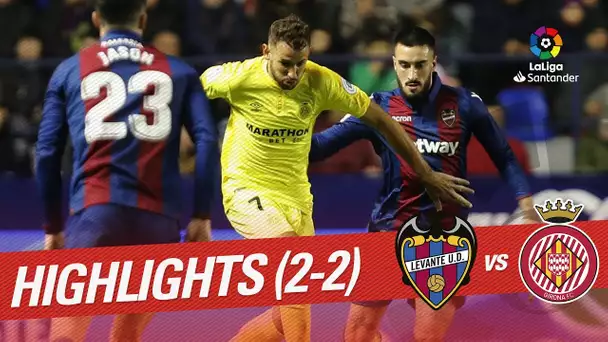 Highlights Levante UD vs Girona FC (2-2)