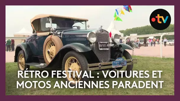 Rétro festival de Caen : voitures et motos anciennes paradent