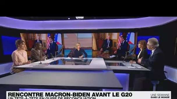 Rencontre Macron-Biden avant le G20 : un tête-à-tête en guise de réconciliation • FRANCE 24