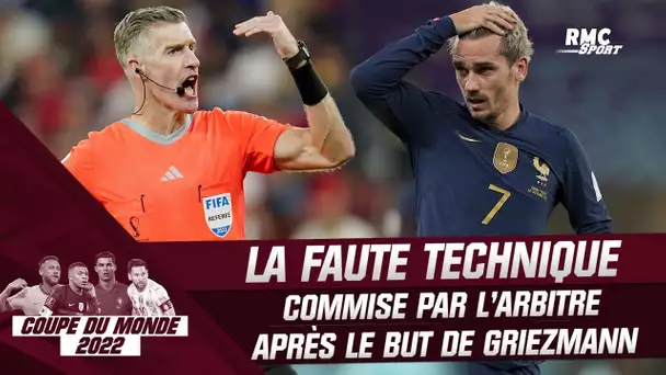 Tunisie 1-0 France : L'arbitre a commis une faute technique après le but de Griezmann