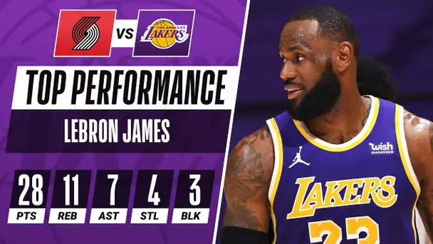 👑 LeBron James Was All Over The Floor In The Lakers Home Win.
