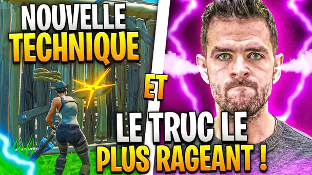 🔥LA NOUVELLE TECHNIQUE + LE TRUC QUI ME FAIS LE PLUS RAGER SUR FORTNITE !!!!!