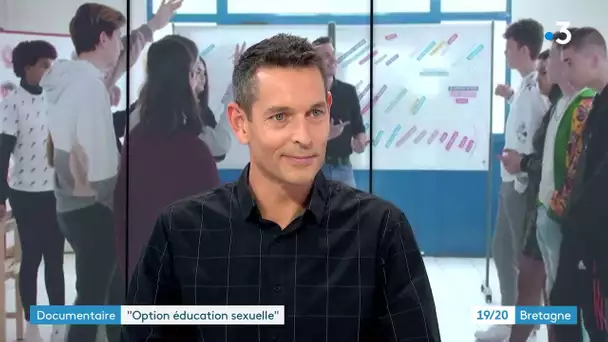 Dans le film "option éducation sexuelle", le Breton Thomas Guiheneuc parle sexualité avec 13 ados