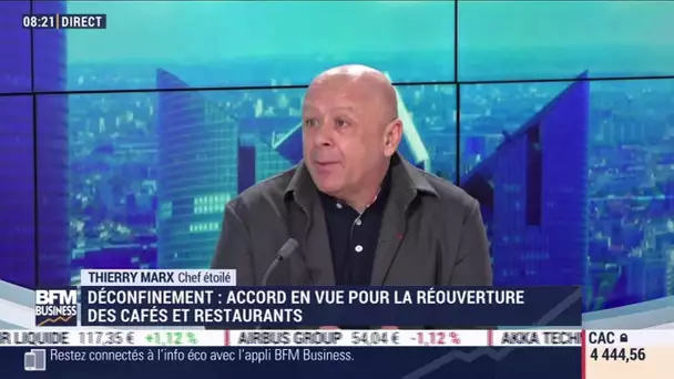 Thierry Marx (Chef cuisinier) : Accord en vue pour la réouverture des cafés et restaurants