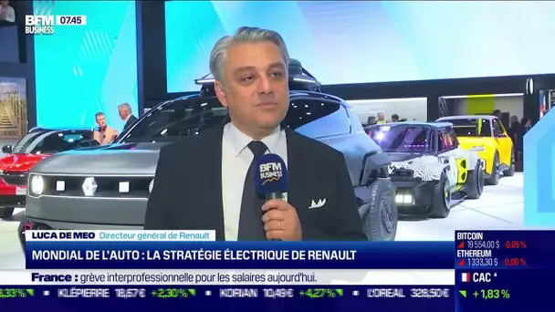 Mondial de l'auto: la stratégie électrique de Renault