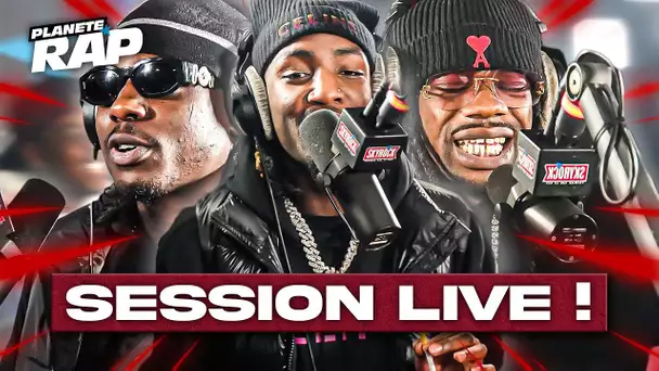 SESSION FREESTYLE avec Kodes, Gambino La MG, Saamou Skuu, Rapi Sati & Eloquence ! #PlanèteRap