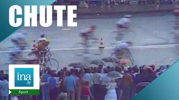 Chute sur les Champs Elysées Tour de France 1983 | Archive INA