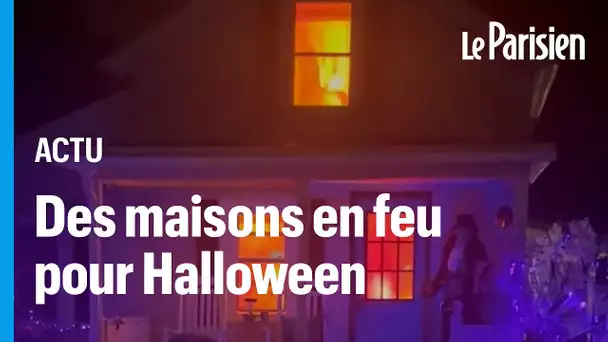 Aux États-Unis, les pompiers interviennent pour des décorations d’Halloween (un peu trop) réalistes