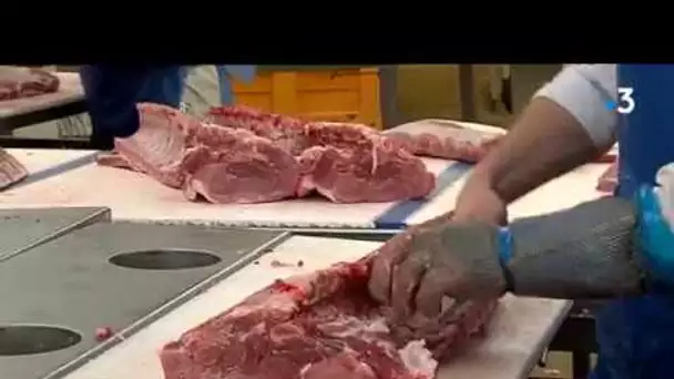 L&#039; attente des salariés des abattoirs AIM