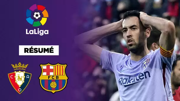 🇪🇸 Résumé - LaLiga : Le Barça ne se rachète pas à Osasuna