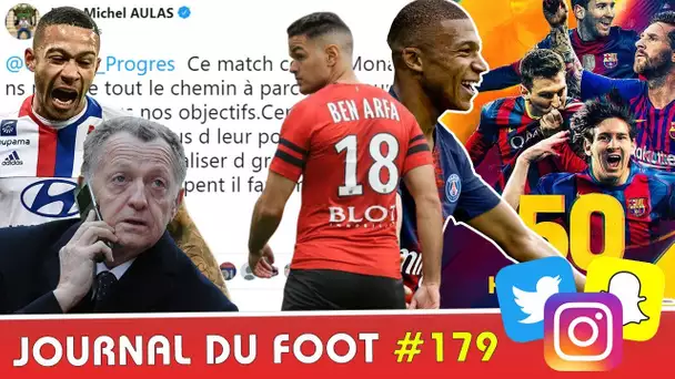 AULAS tacle DEPAY, BEN ARFA écarté, MBAPPÉ-MESSI : des chiffres fous !