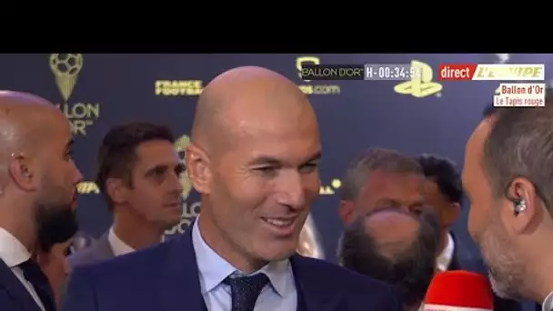 Zinedine Zidane : "J'espère que Karim Benzema sera le nouveau Ballon d'Or"