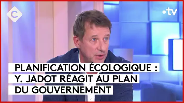 Planification écologique : des mesures suffisantes ? - Yannick Jadot - C à vous - 28/09/2023