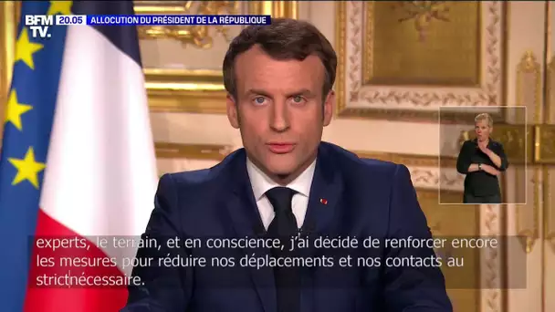 Emmanuel Macron: "Les déplacements seront fortement réduits"
