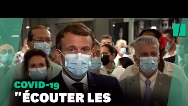 Vaccin: Macron dit "écouter les scientifiques"... mais ne l'a pas toujours fait sur le Covid