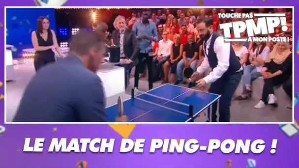 Match de ping pong entre Cyril et Benjamin