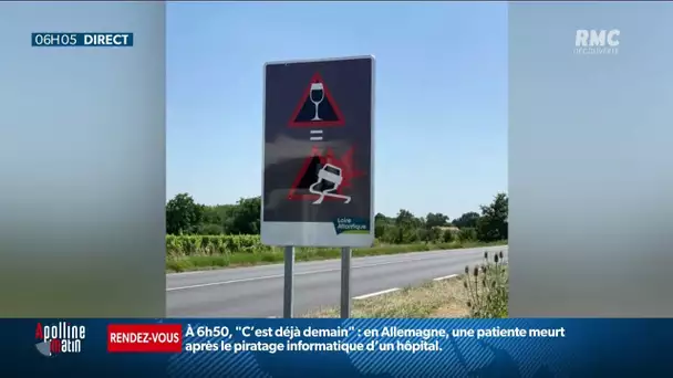 A la demande des vignerons, la Loire-Atlantique retire des panneaux liant alcool et accidents