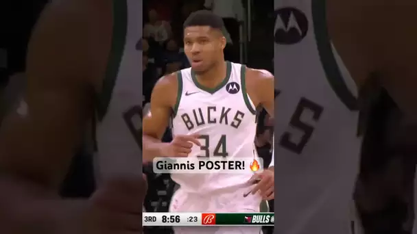 RIDICULOUS poster by Giannis! 💪😤 | #Shorts