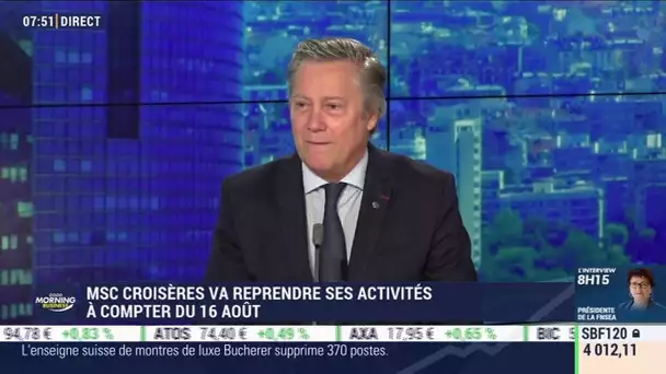 Patrick Pourbaix (MSC Croisières) : MSC Croisières va reprendre ses activités à compter du 16 août