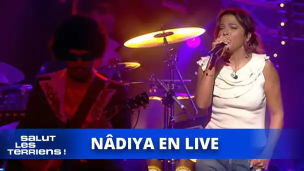 Nâdiya chante "On The Radio" (Live) - Salut les Terriens
