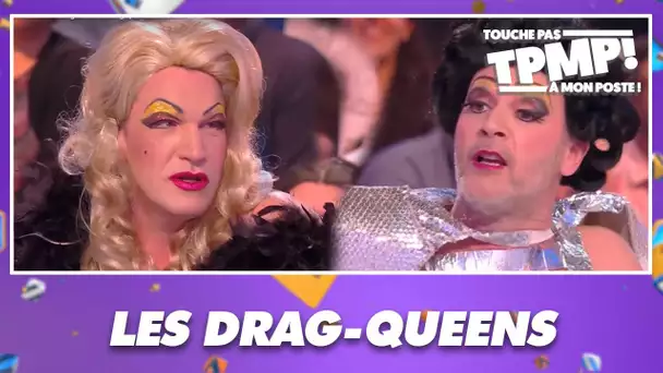 Benjamin Castaldi et Jean-Michel Maire déguisés en drag-queen